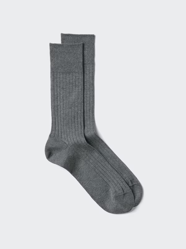 Supima Cotton Socks (Ribbed) | UNIQLO (UK)