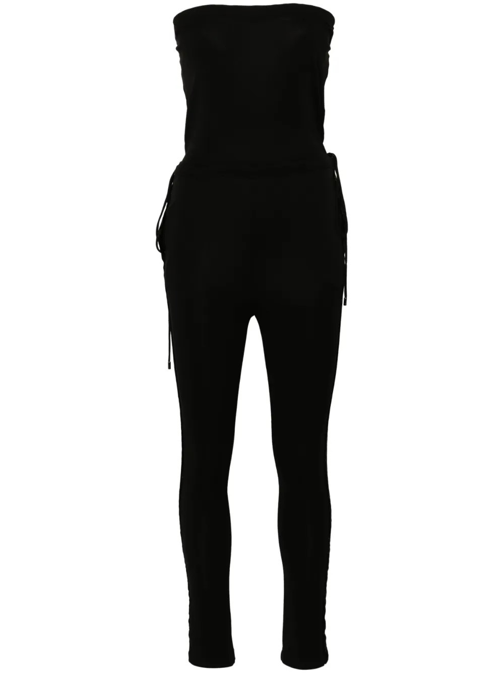 Gucci Pre-Owned 2000s drop crotch jumpsuit - Black | Farfetch Global