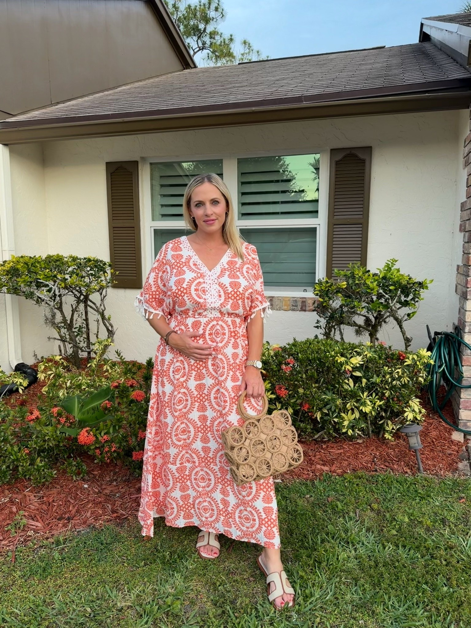 Maxi dress outfit. Summer outfit. Summer dress. 22 weeks pregnant

#LTKootd #LTKBump #LTKSeasonal