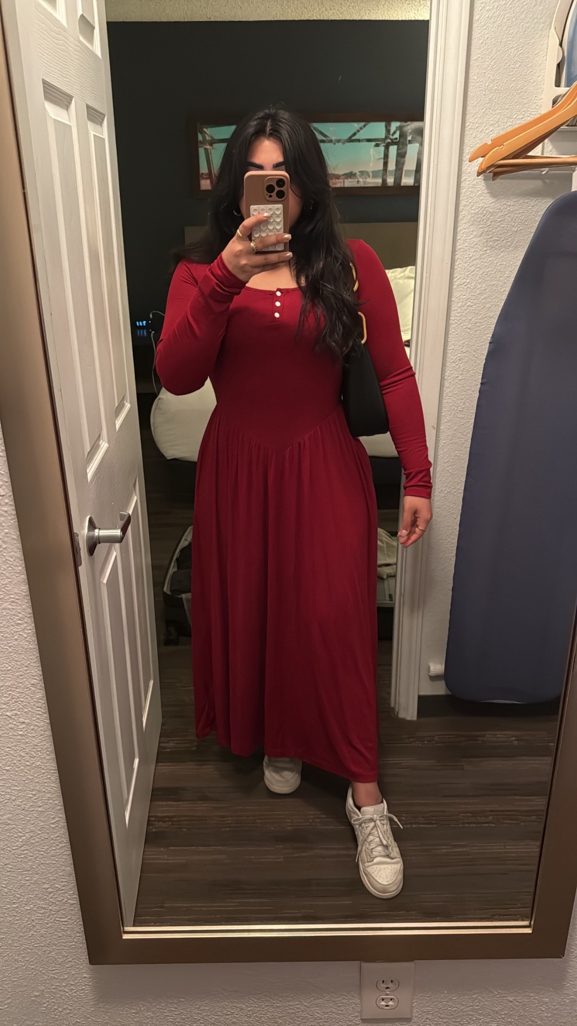 Perfect fall modest midi dress 

#LTKMidsize #LTKStyleTip #LTKFindsUnder50