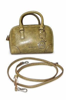 Michael Kors Olive Green Satchel Bag Crossbody Purse Leather $258 Retail | eBay US
