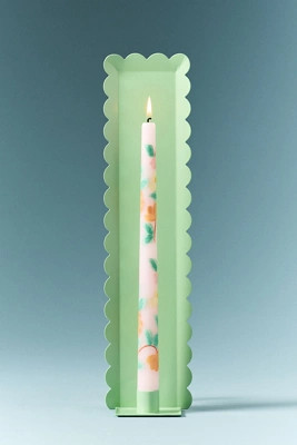Scalloped Metal Candle Holder Wall Sconce | Anthropologie (US)