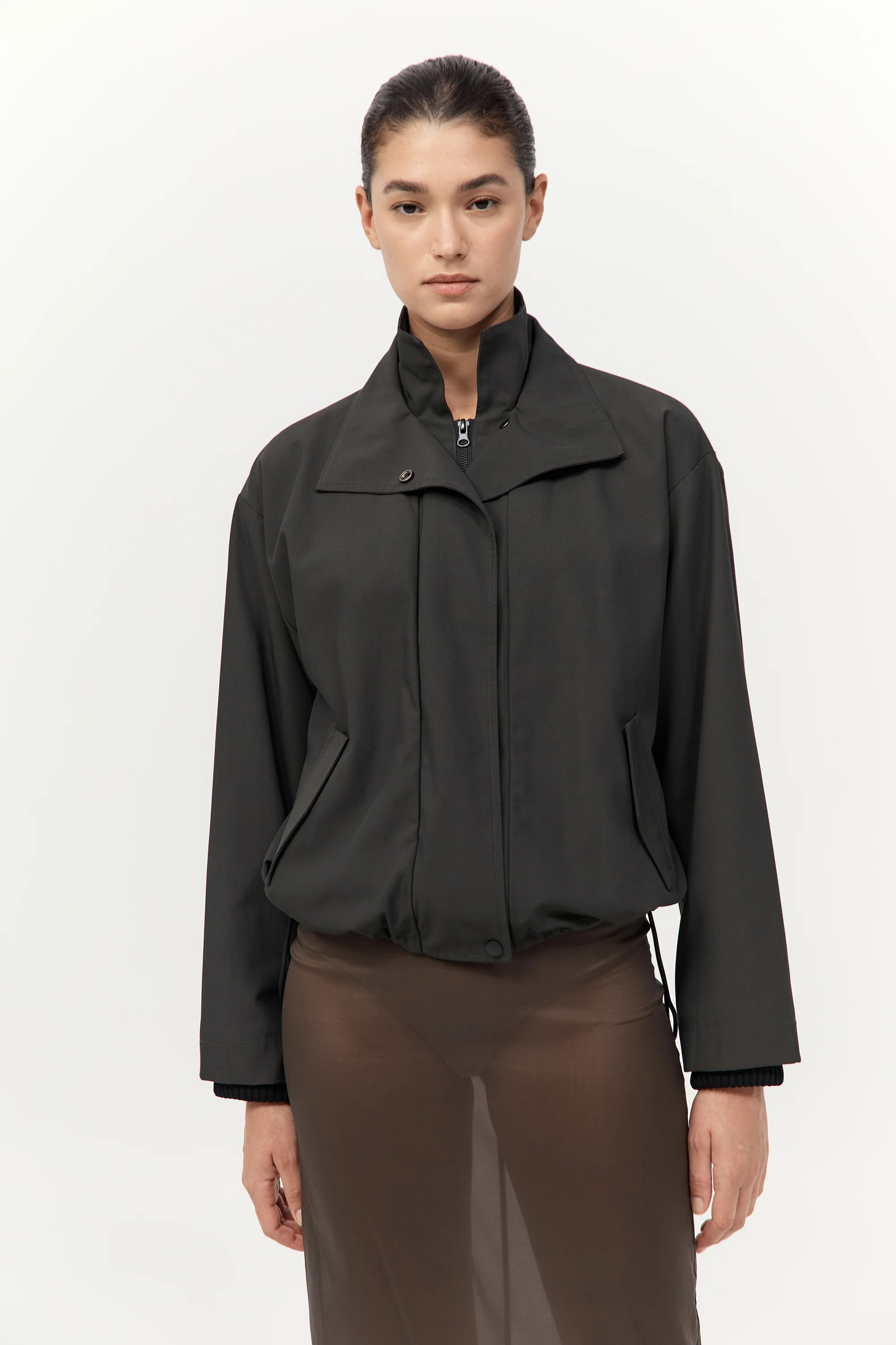 Flight Jacket - Black Olive | St. Agni (US, UK, EU)