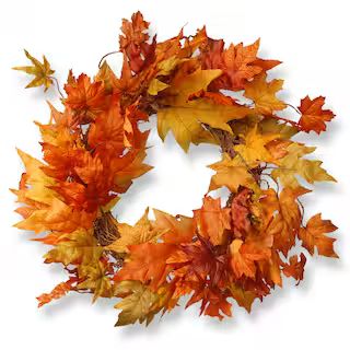24" Maple Leaf Wreath | Michaels Stores