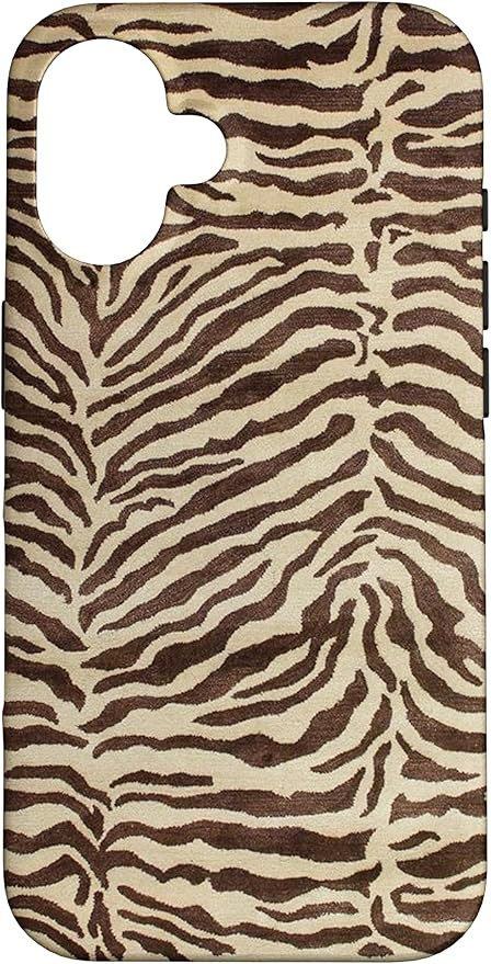 Aesthetic Vintage Zebra Brown Chocolate Pattern Case for iPhone 16 | Amazon (US)