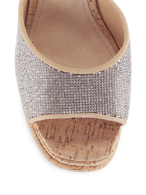 Dalle Crystal-Embellished Wedge Sandals | Saks Fifth Avenue