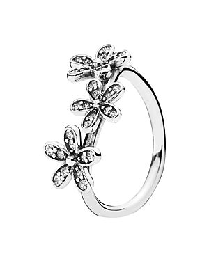 Pandora Ring - Sterling Silver & Cubic Zirconia Dazzling Daisies | Bloomingdale's (US)