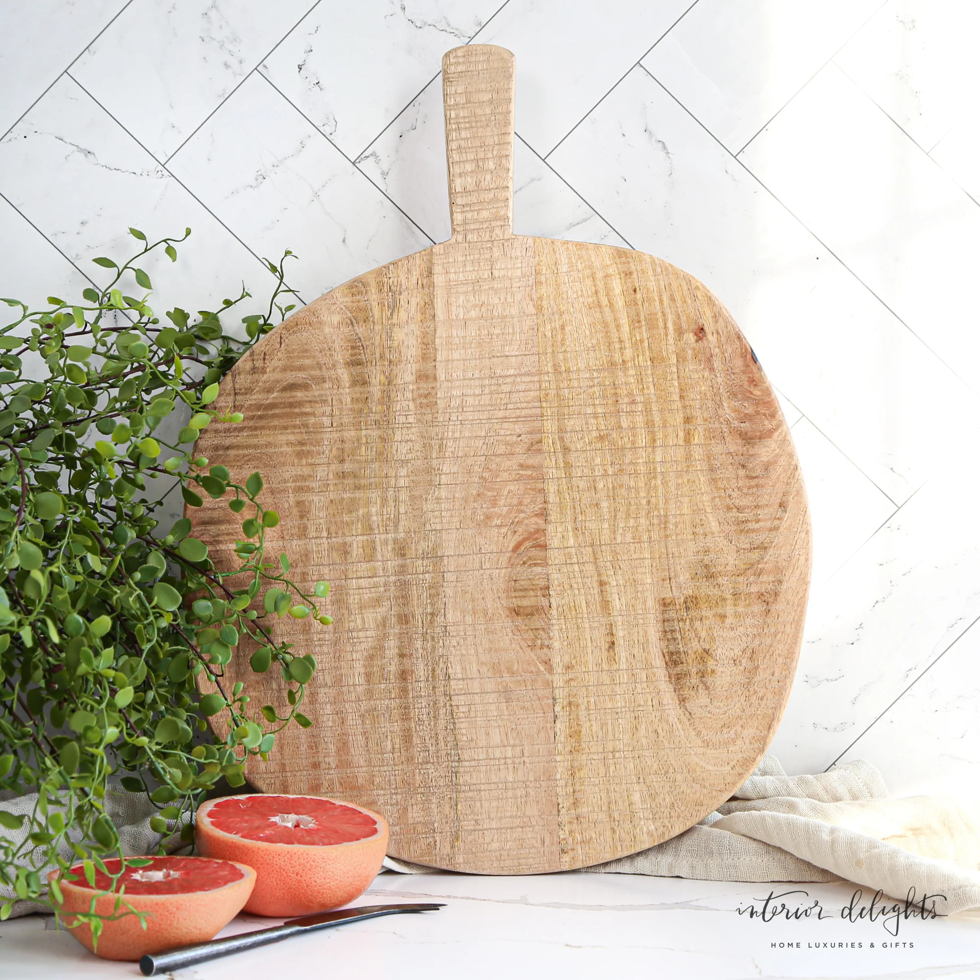 Organic Shaped Round Board with Legs | Interior Delights