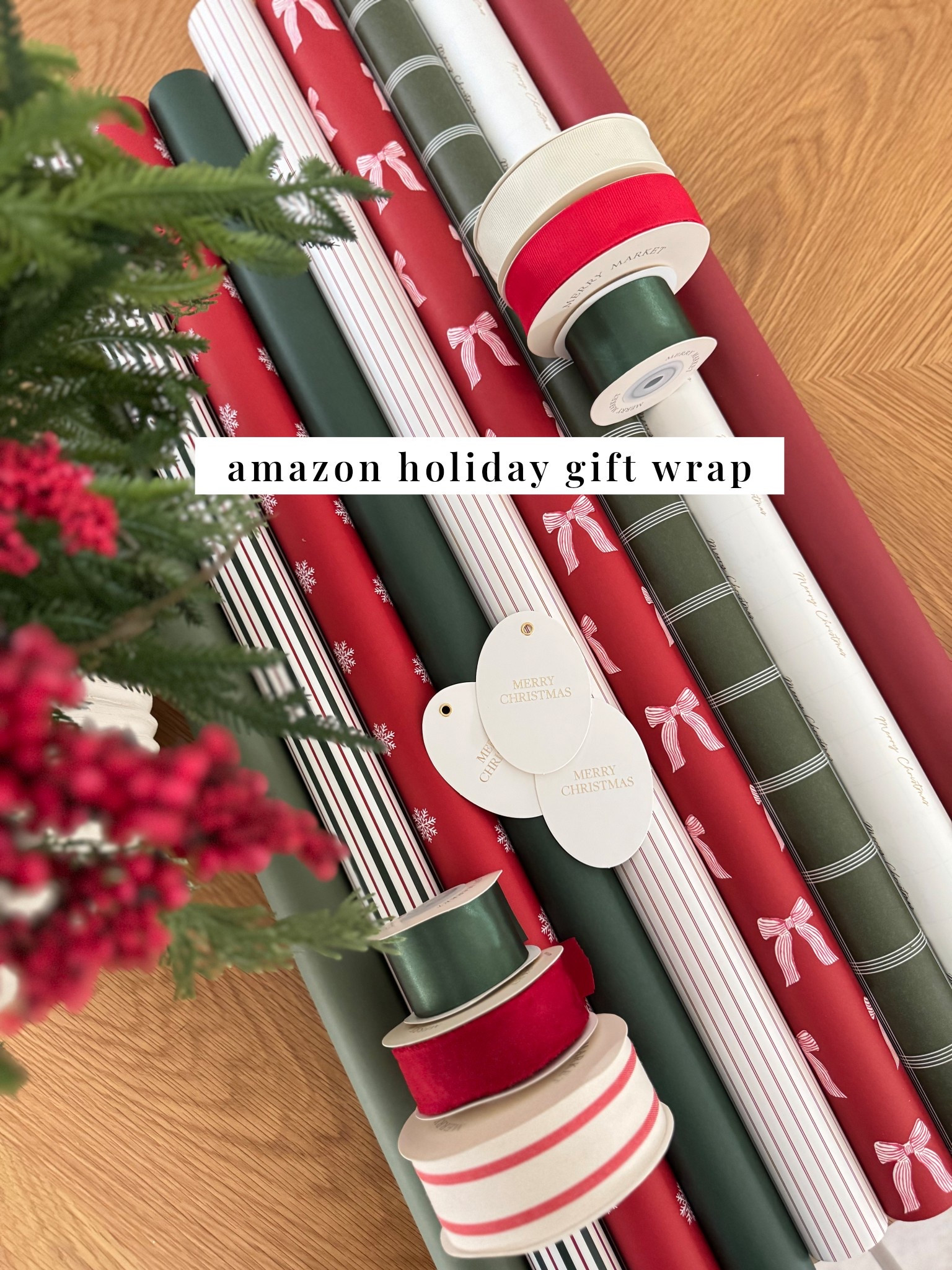 The perfect gift wrap for the holidays with coordinated bows & tags and it’s all on Amazon! 🎁

#LTKFindsUnder50 #LTKGiftGuide #LTKHoliday