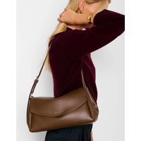 Katie Loxton Faux Leather Shoulder Bag Chocolate | Marks & Spencer (UK)