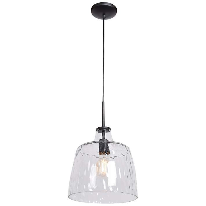 Access Simplicite 11" Wide Black and Glass Dome Mini Pendant Light - #69Y63 | Lamps Plus | Lamps Plus