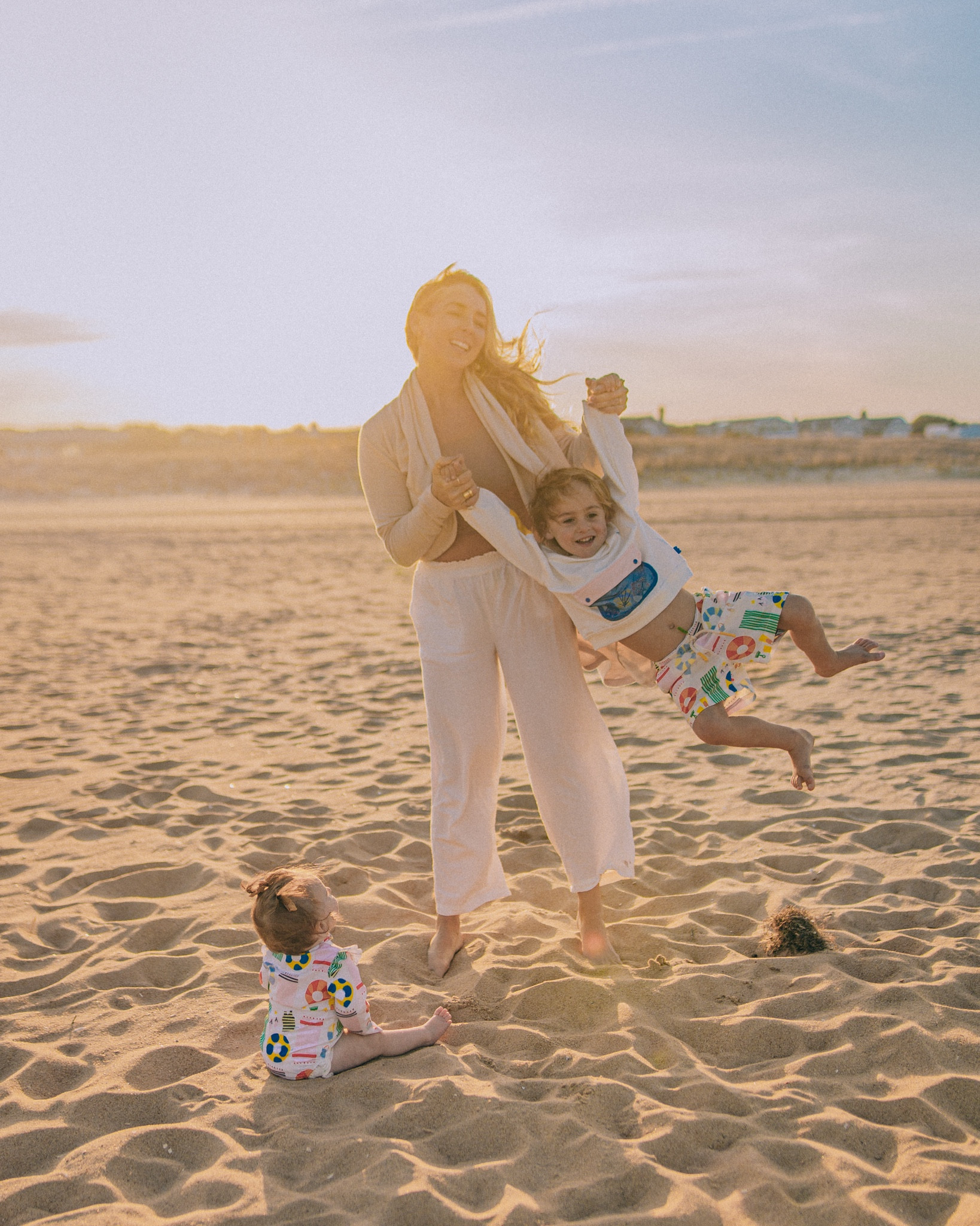 Beach days in @shopmoncoeur 🫶🏼🌊☀️ 
Love the matching kids swim suits!

Everything is such beautiful quality — and eco-friendly, made from upcycled or recycled materials!

all orders ship carbon neutral — love that.

Dune is obsessed with the pocket sweatshirt for collecting sea shells! It’s lightweight too, perfect for those cooler spring & summer evenings.

And obvi I love how I can get them matching/coordinating pieces 🥲


#sustainablefashion #ecokids #beachdays #momlife #shopmoncoeur

#LTKBaby #LTKSwim #LTKKids