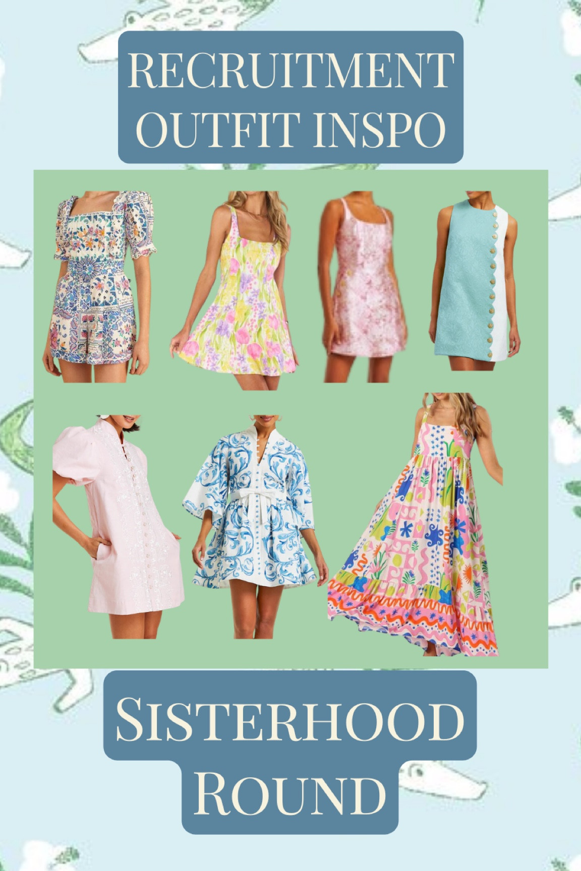 2024 Sorority Recruitment Outfit Inspo

#LTKGiftGuide #LTKhome #LTKwedding