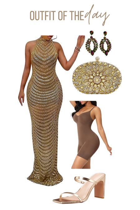 New Years Eve gold outfit of the day! 

#LTKHoliday #LTKSeasonal