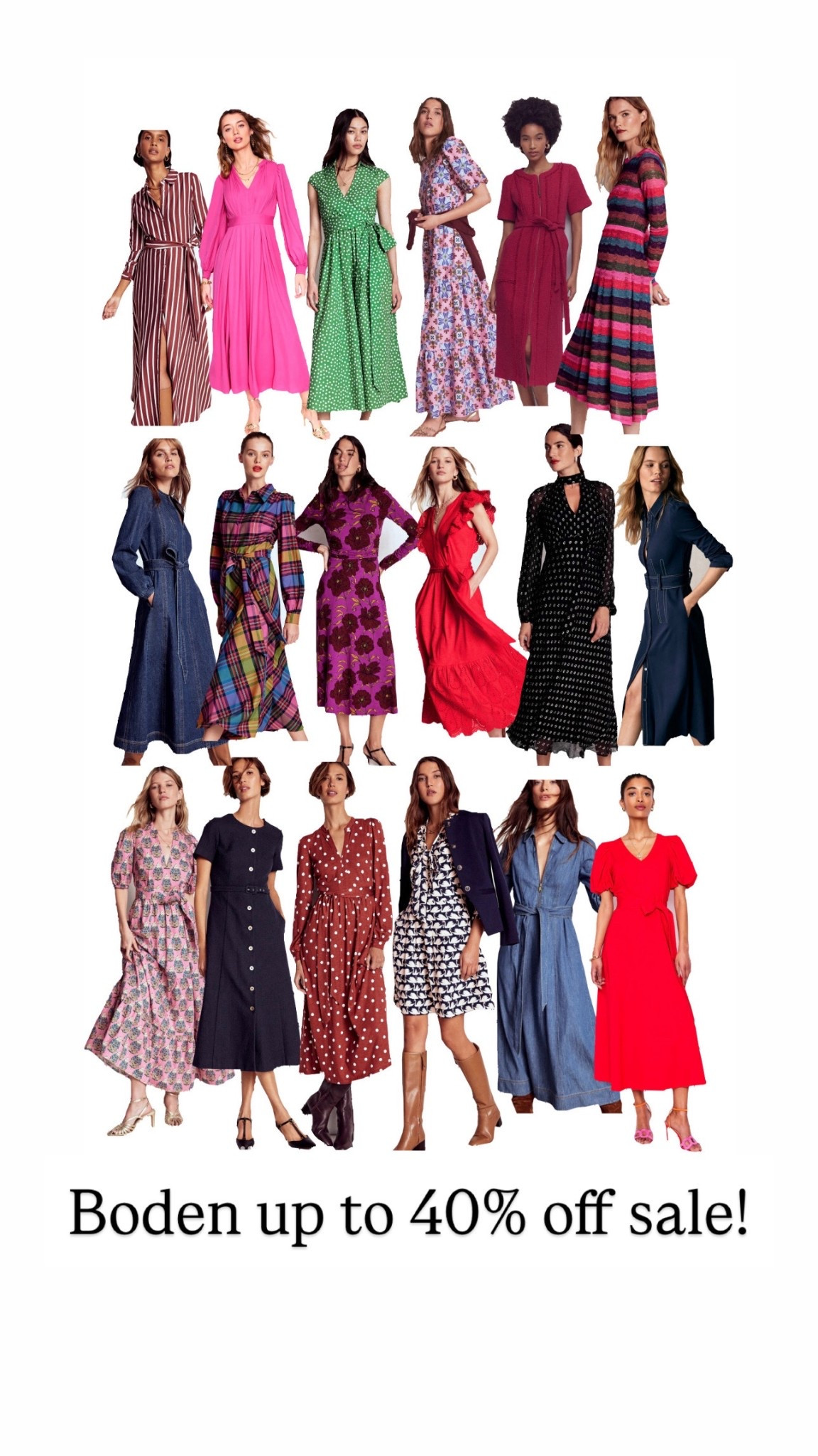 So many gorgeous dresses are included in Boden’s up to 40% off sale!

#LTKSaleAlert #LTKSpringSale #LTKSeasonal