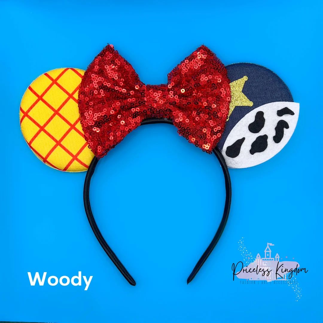 Woody Inspired Mouse Ears  Toy Story  Mickey Mouse Ears  - Etsy | Etsy (US)