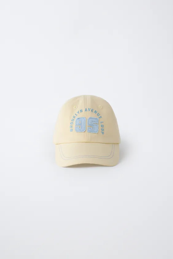 VARSITY EMBROIDERED CAP | Zara US