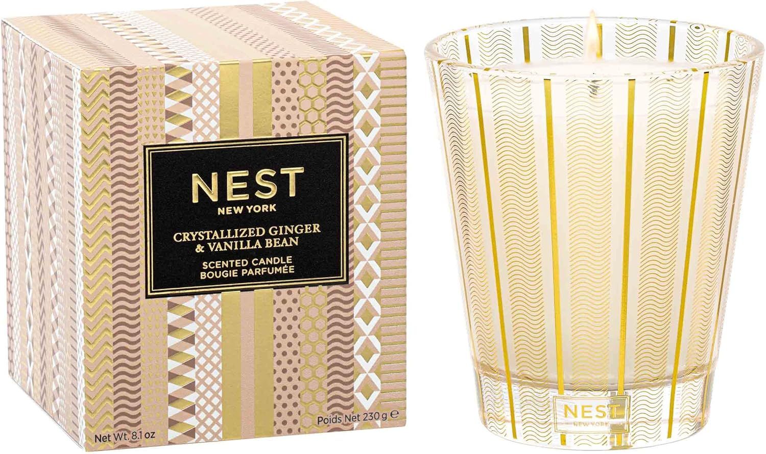 NEST New York Crystallized Ginger & Vanilla Bean Scented Classic Candle | Amazon (US)