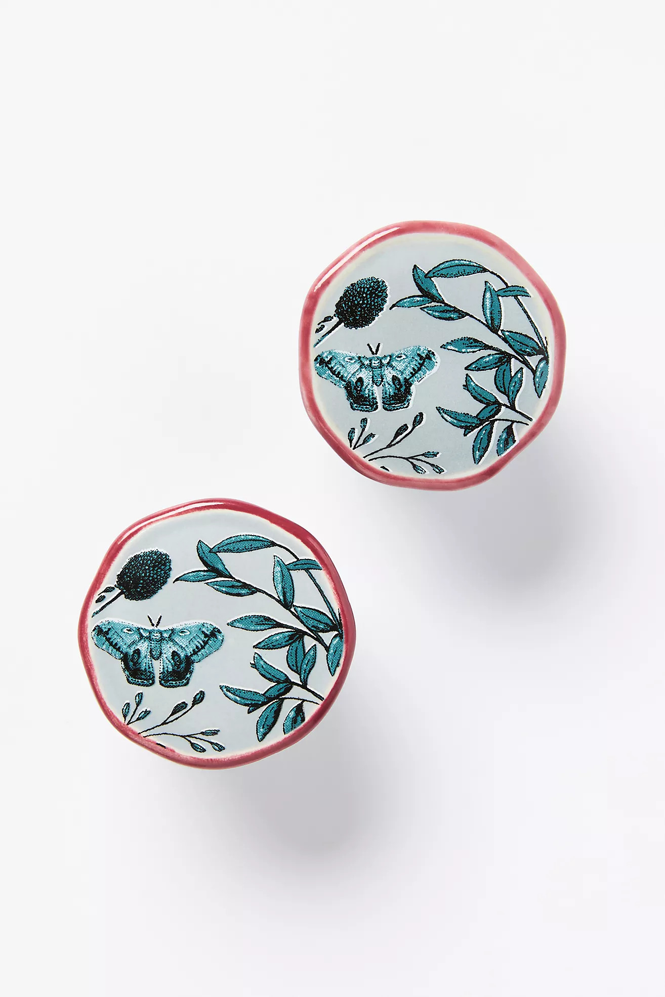 Elin Ceramic Knobs, Set of 2 | Anthropologie (US)