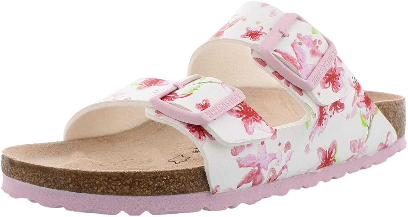 Birkenstock Womens Arizona Sandal, Blossom White Birko-Flor, Size 36 N EU (5-5.5 N US Women) | Amazon (US)