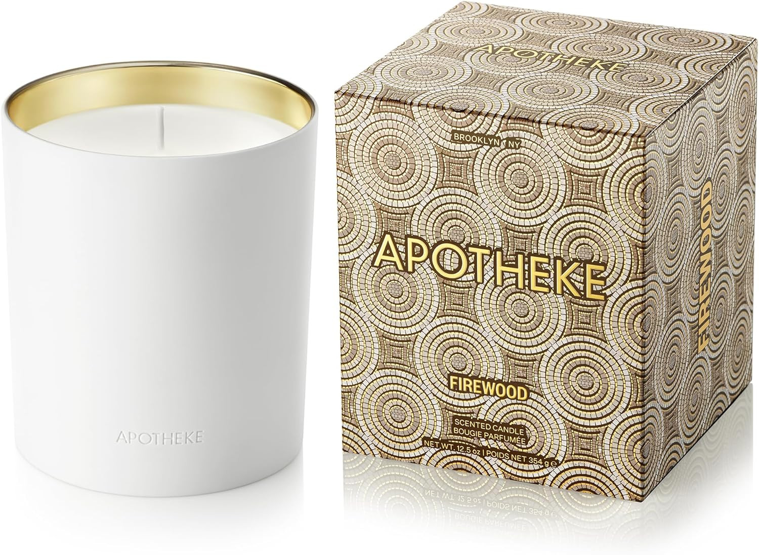 Apotheke Firewood Ceramic Candle | Amazon (US)