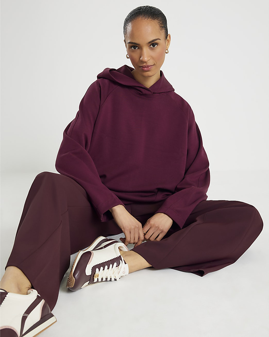 Red Premium Long Sleeve Hoodie | River Island UK & IE