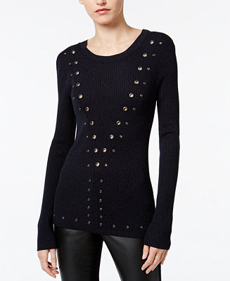 Bar III Grommet-Detail Sweater, Only at Macy's | Macys (US)