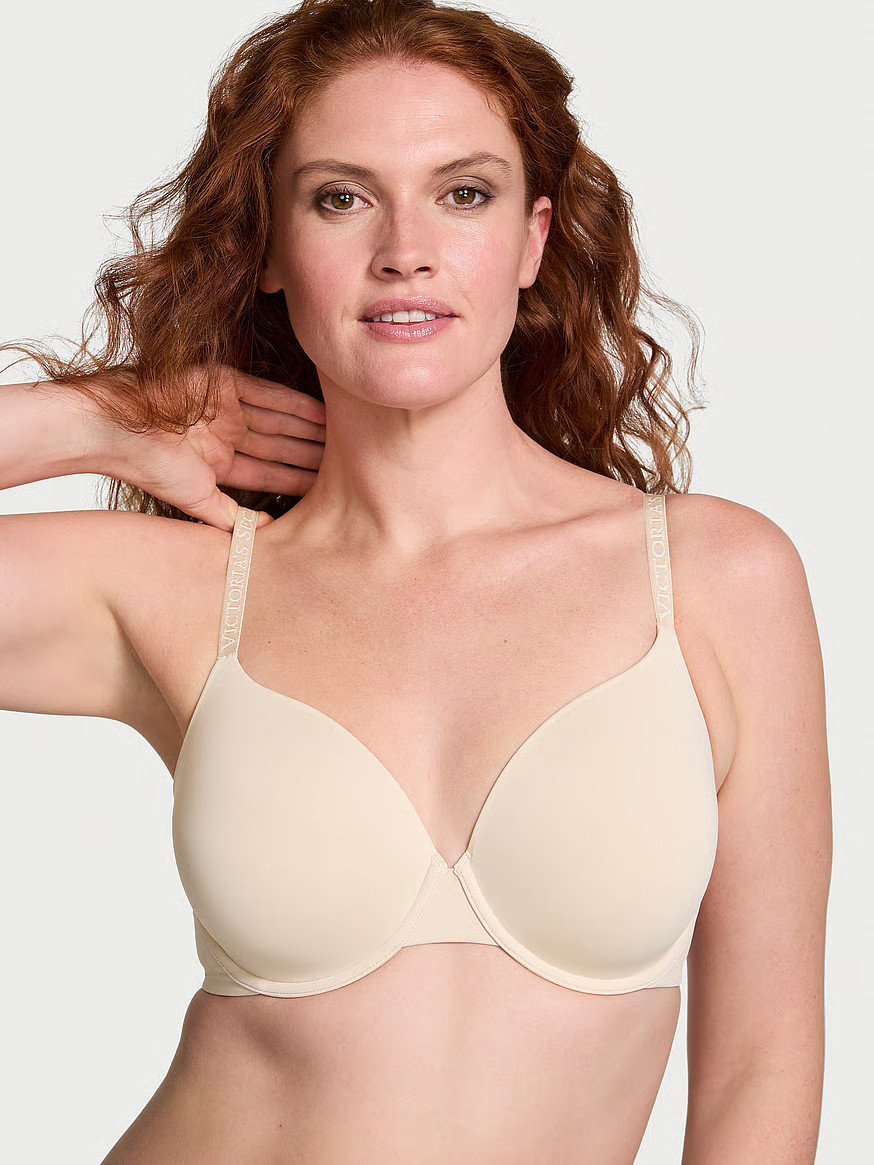 Buy Lightly Lined Full-Coverage Smooth Bra, Praline - Order Bras online - Victoria's Secret US | Victoria's Secret (US / CA )