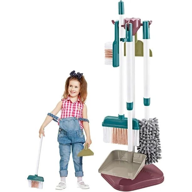 LAICAIW Kids Cleaning Toy Set, Pretend Play Kit Cleaning Toys, Room On The Broom Toy Cleaning Set... | Walmart (CA)