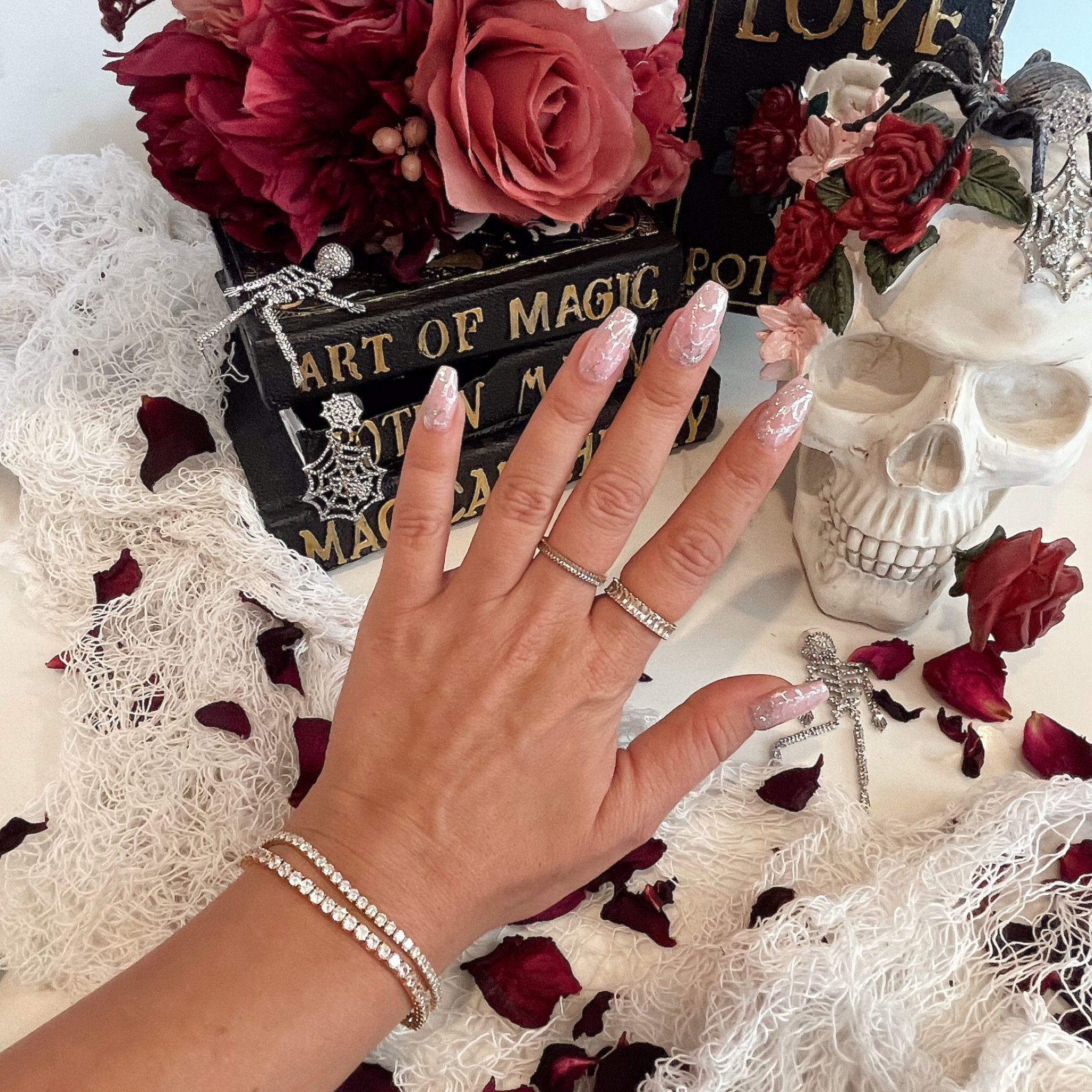 Halloween Nails & Decor 
Baublebar Halloween earrings & Baublebar bracelets and rings 



#LTKSeasonal #LTKHalloween #LTKunder50