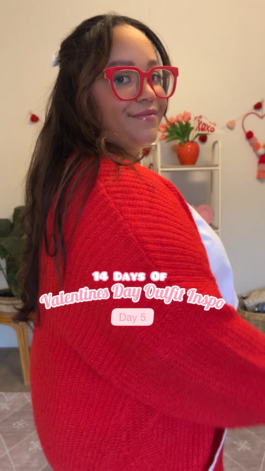 Day 5 of 14 Valentines Day Outfit Inspo 
Top - 2x 
Cardigan- XXL
Jeans- 16/33 

Pair eyewear- CURVESBYZO15

#LTKVideo #LTKplussize #LTKstyletip