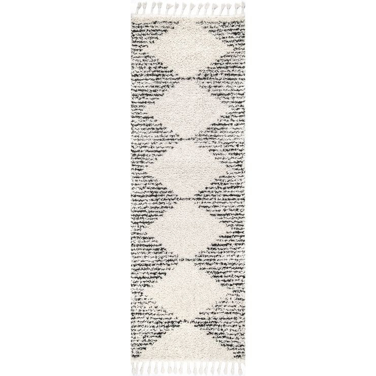 nuLOOM Bria Moroccan Diamond Tassel Area Rug | Target