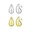 Apsvo Chunky Gold Hoop Earrings for Women, Dupes Earrings Lightweight Waterdrop Hollow Open Hoops... | Amazon (US)