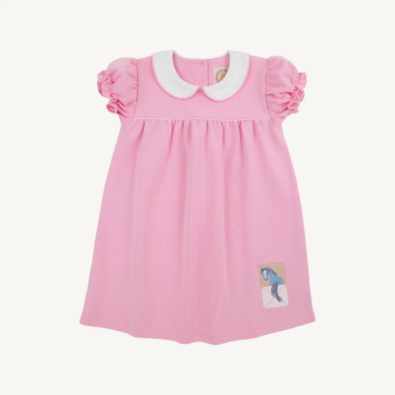 Pier Party Pink with Worth Avenue White & Horse Applique | The Beaufort Bonnet Company