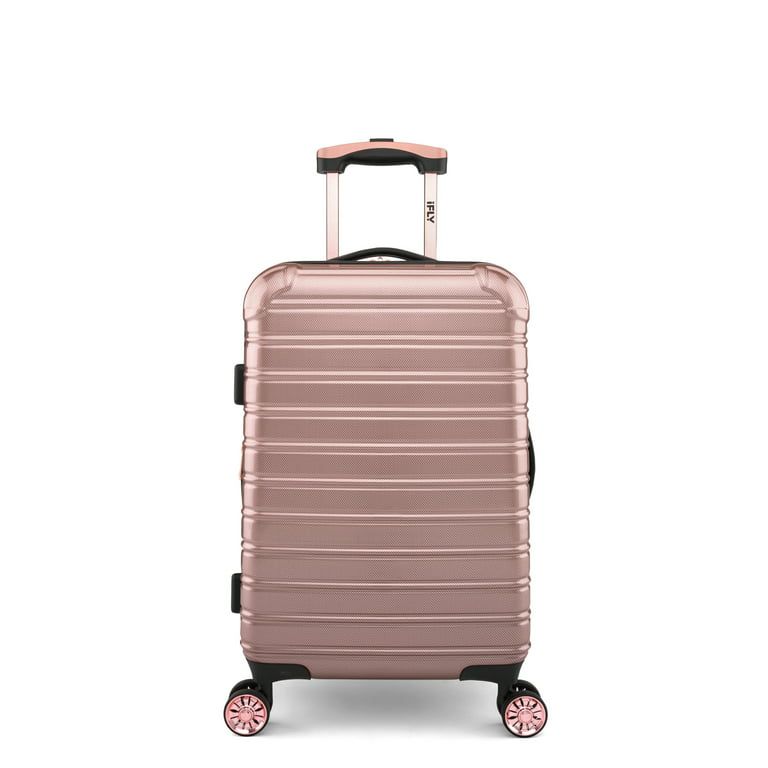 iFLY Hardside Fibertech Carry On Luggage, 20", Rose Gold - Walmart.com | Walmart (US)