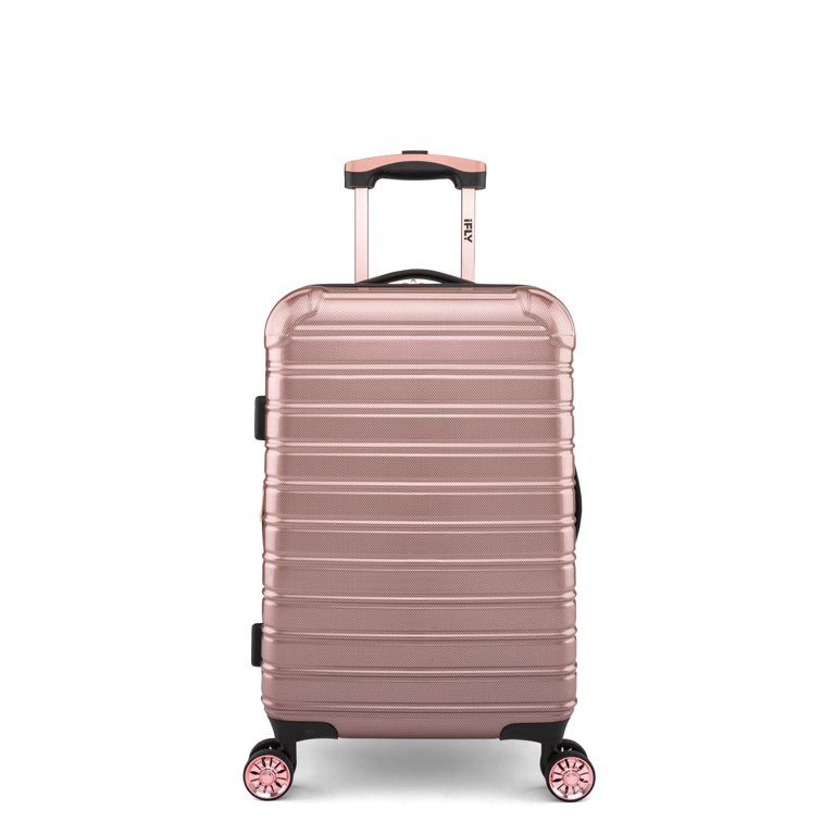 iFLY Hardside Fibertech Carry On Luggage, 20", Rose Gold - Walmart.com | Walmart (US)