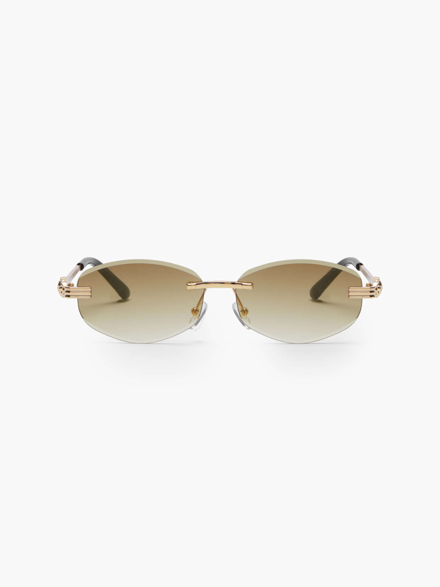 Zinklegierung RANDLOSE VIERECKIGE SONNENBRILLE For Lässige Alltagskleidung Arbeit | Cider