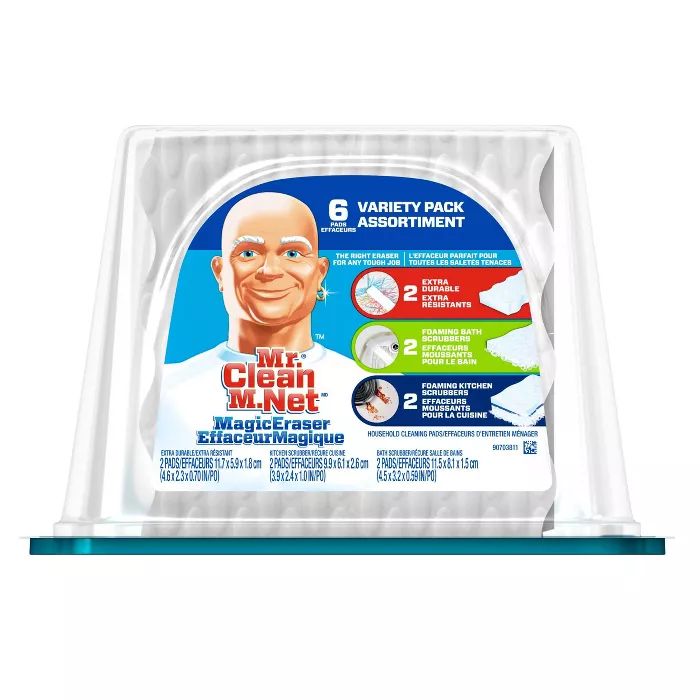 Mr. Clean Variety Pack Assortment Magic Eraser Cleaning Pads - 6ct | Target