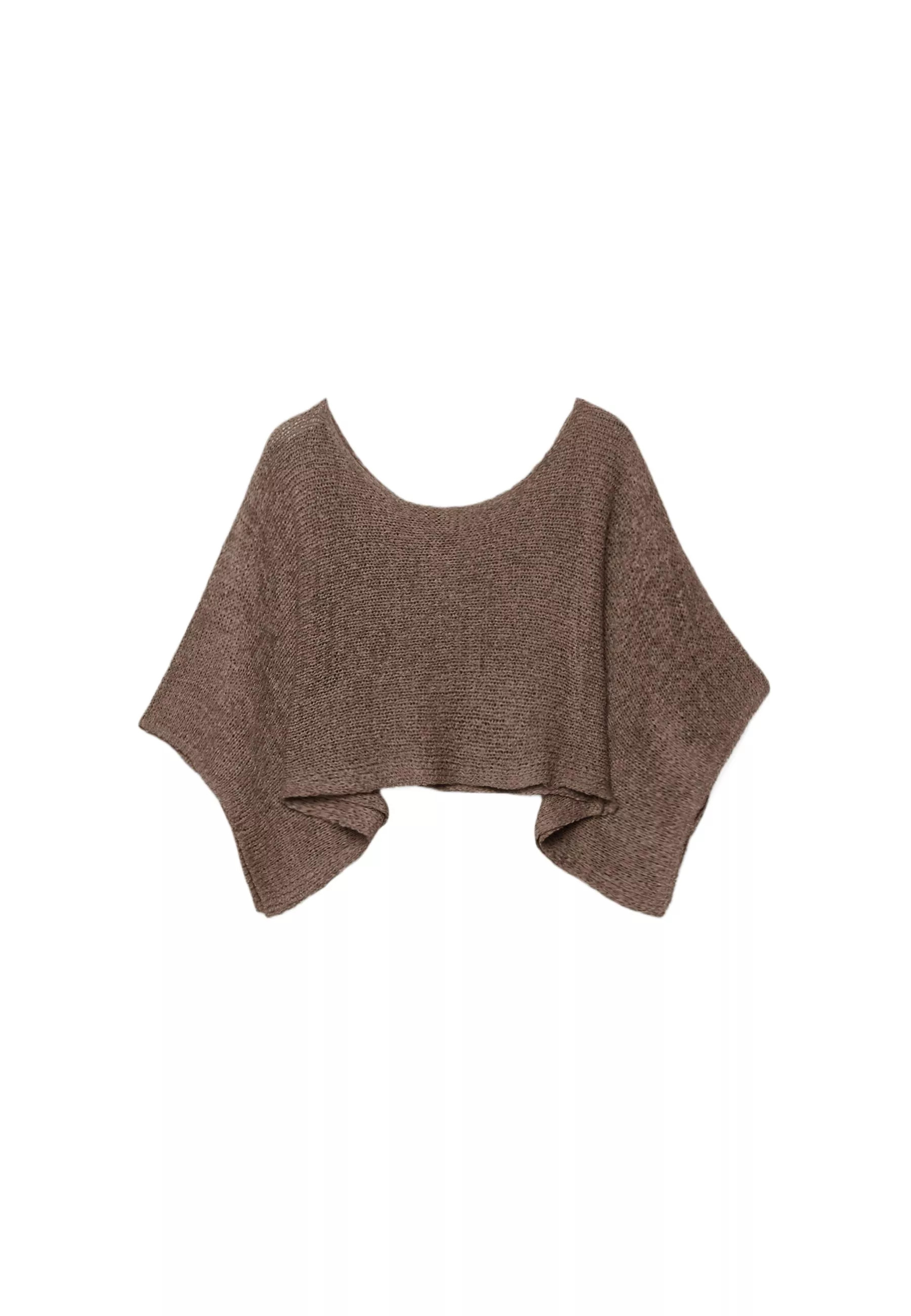Basic cape knit jumper - Women's Mocacos Nuevo | Stradivarius United Kingdom | Stradivarius (UK)