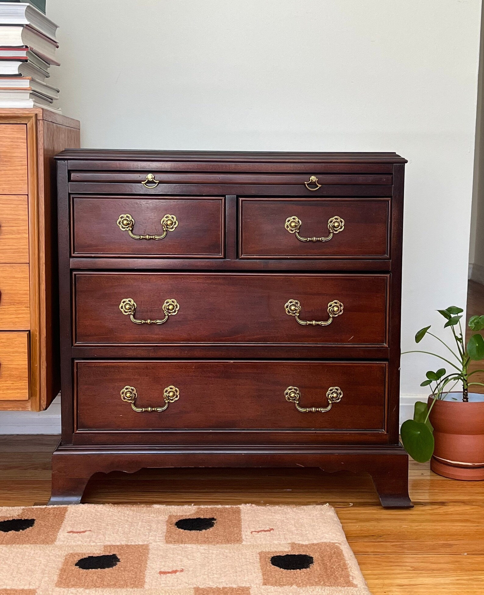 English Georgian Style Small Mahogany Dresser by CENTURY Furniture, Small Dresser/ Nightstand | Etsy (US)