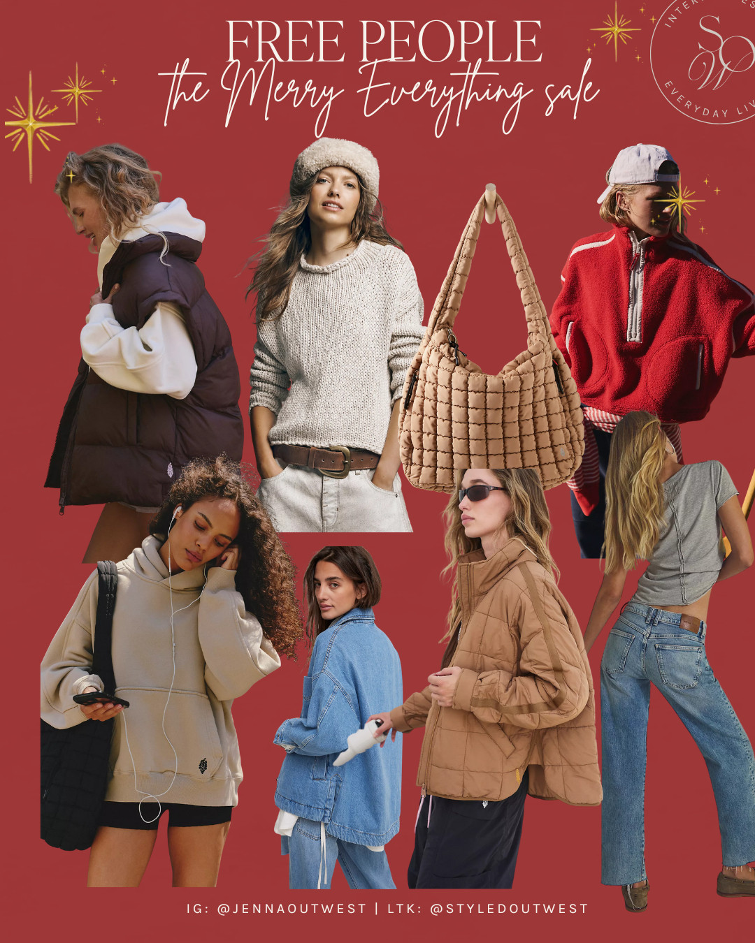 The highly anticipated Free People Merry Everything Sale! 20% Off Purchase of $250 or more! LIMITED TIME ONLY! 

All my favorites are linked here. I personally own the majority of these or will be purchasing with the sale! 

As a reminder, FP runs large so size down 1 in everything.  

 #LTKStyleTip

#LTKGiftGuide #LTKHoliday
