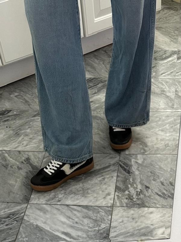 Notice Stitch Genuine Calf Hair Sneaker (Women) | Nordstrom