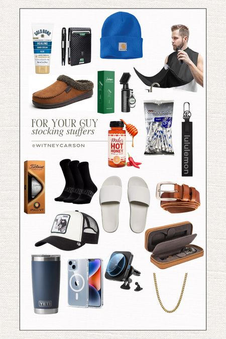 This one’s for the guys! Here are some easy stocking stuffer ideas for your husband or boyfriend. 

gift guide l stocking stuffers

#LTKHoliday #LTKGiftGuide #LTKSeasonal