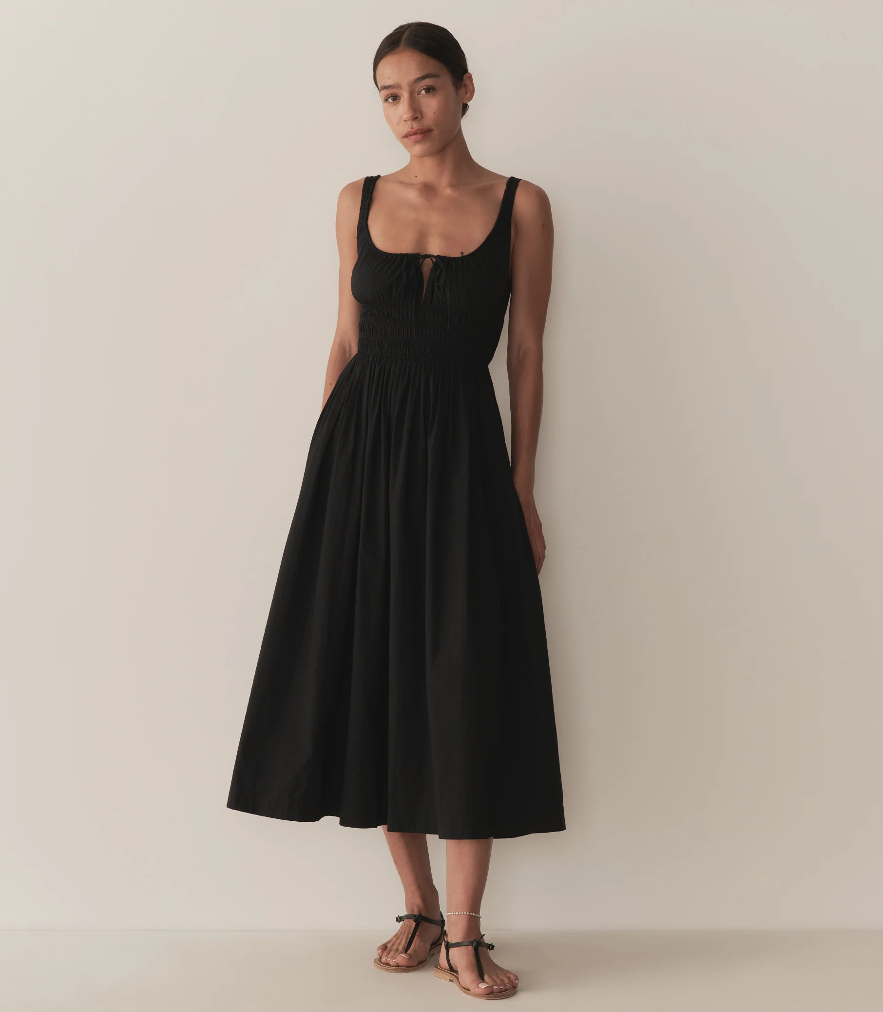 Quilla Dress - Black | DÔEN | DOEN