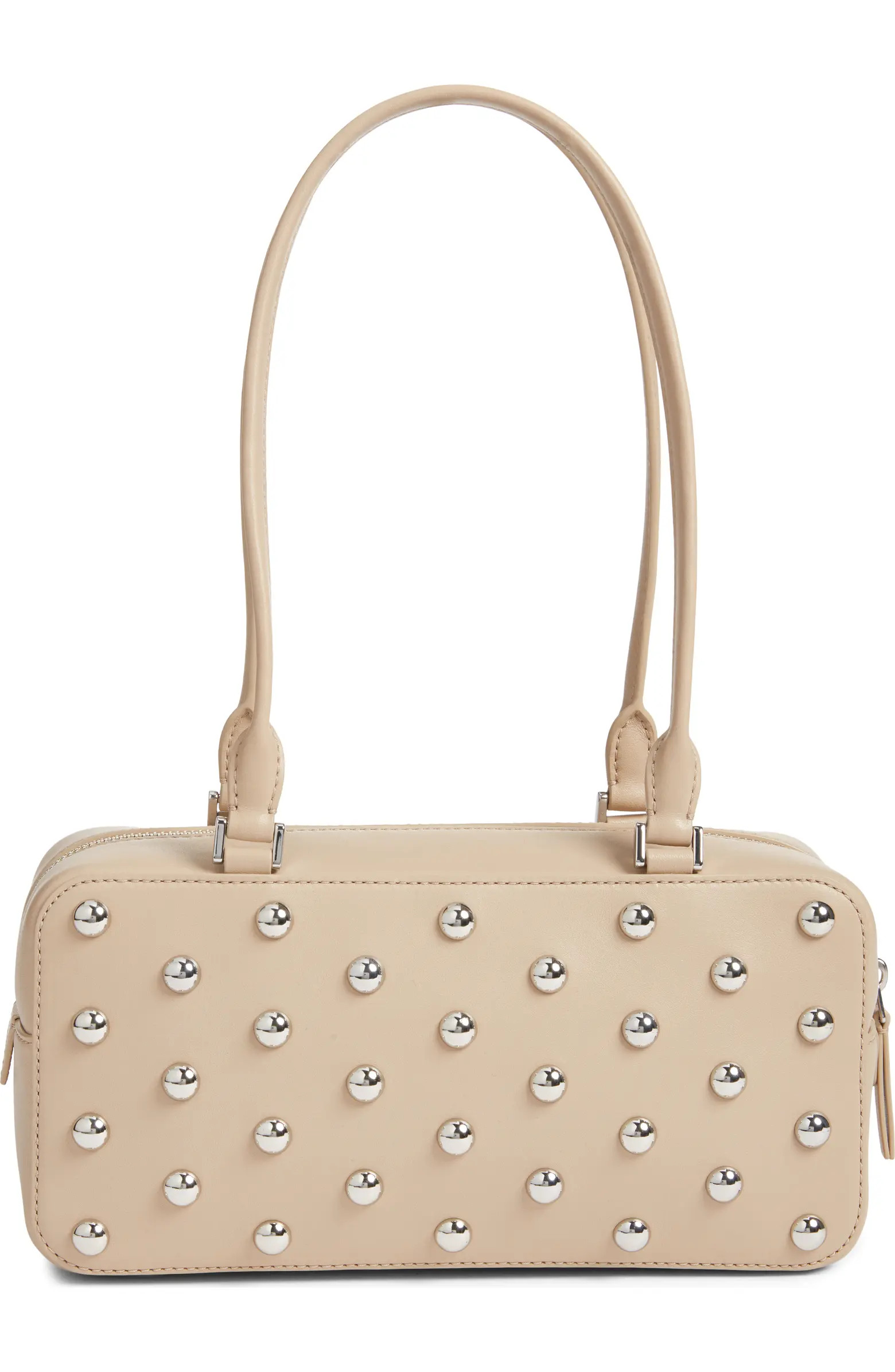 Veronica Beard Studded Boxy Leather Shoulder Bag | Nordstrom | Nordstrom