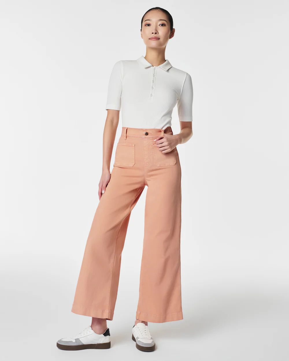 Cropped Wide-Leg Jeans | Spanx