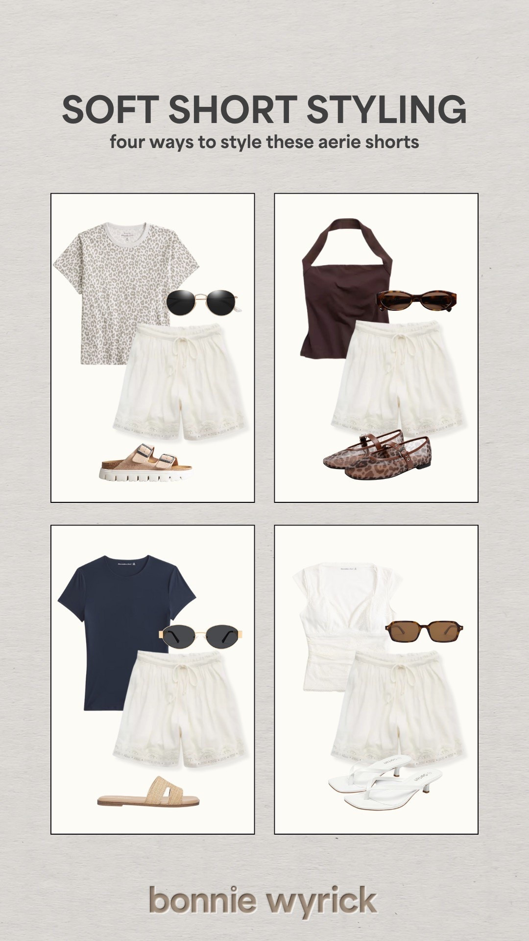 Four ways to style these Aerie shorts! 

Outfit inspo, soft shorts, aerie, aerie fashion, summer style, summer fashion, boxer shorts, basic top, summer shoes 

#LTKMidsize #LTKSeasonal #LTKStyleTip