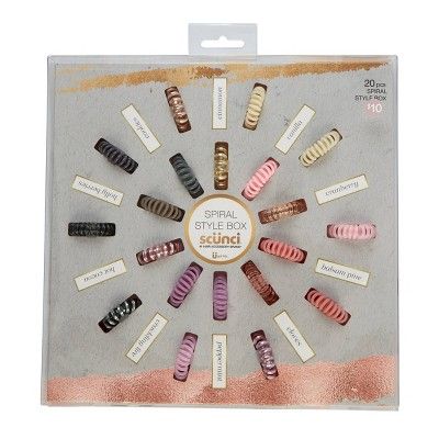 scunci Spirals - Neutral - 20pk | Target