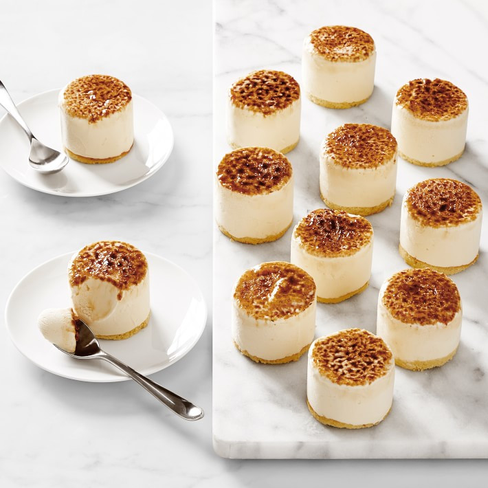 Crème Brûlée Mini Ice Cream Cakes, Set of 12 | Williams-Sonoma
