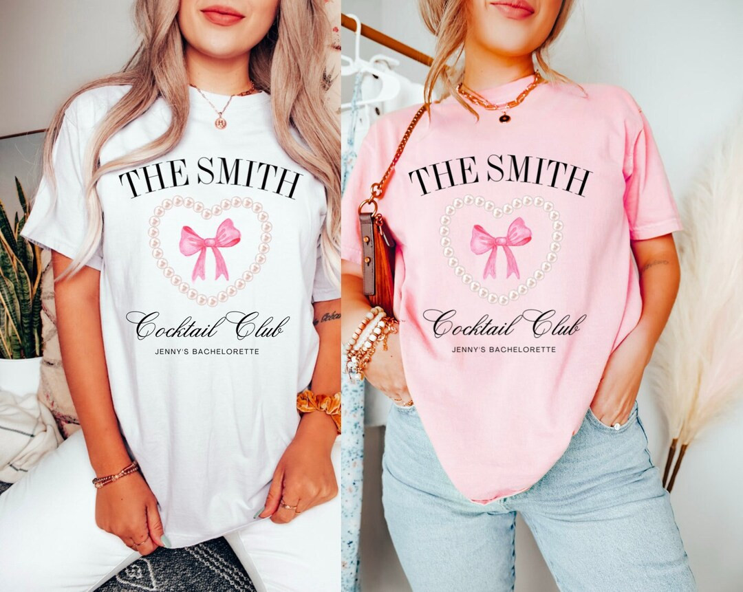 Custom Last Name Bachelorette Shirts, Bridal Party Gifts, Gift for Bride, Bach Trip Shirts, Perso... | Etsy (US)